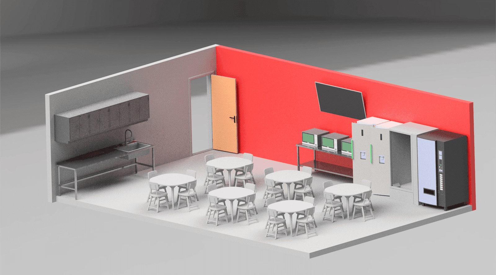 Breakroom Remodel — Concept Render