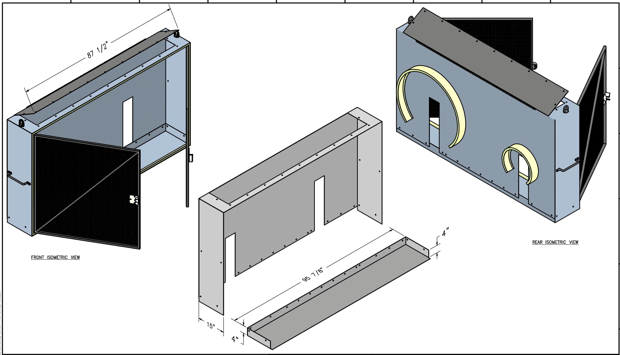 Custom Belt Guard — Assembly Drawing