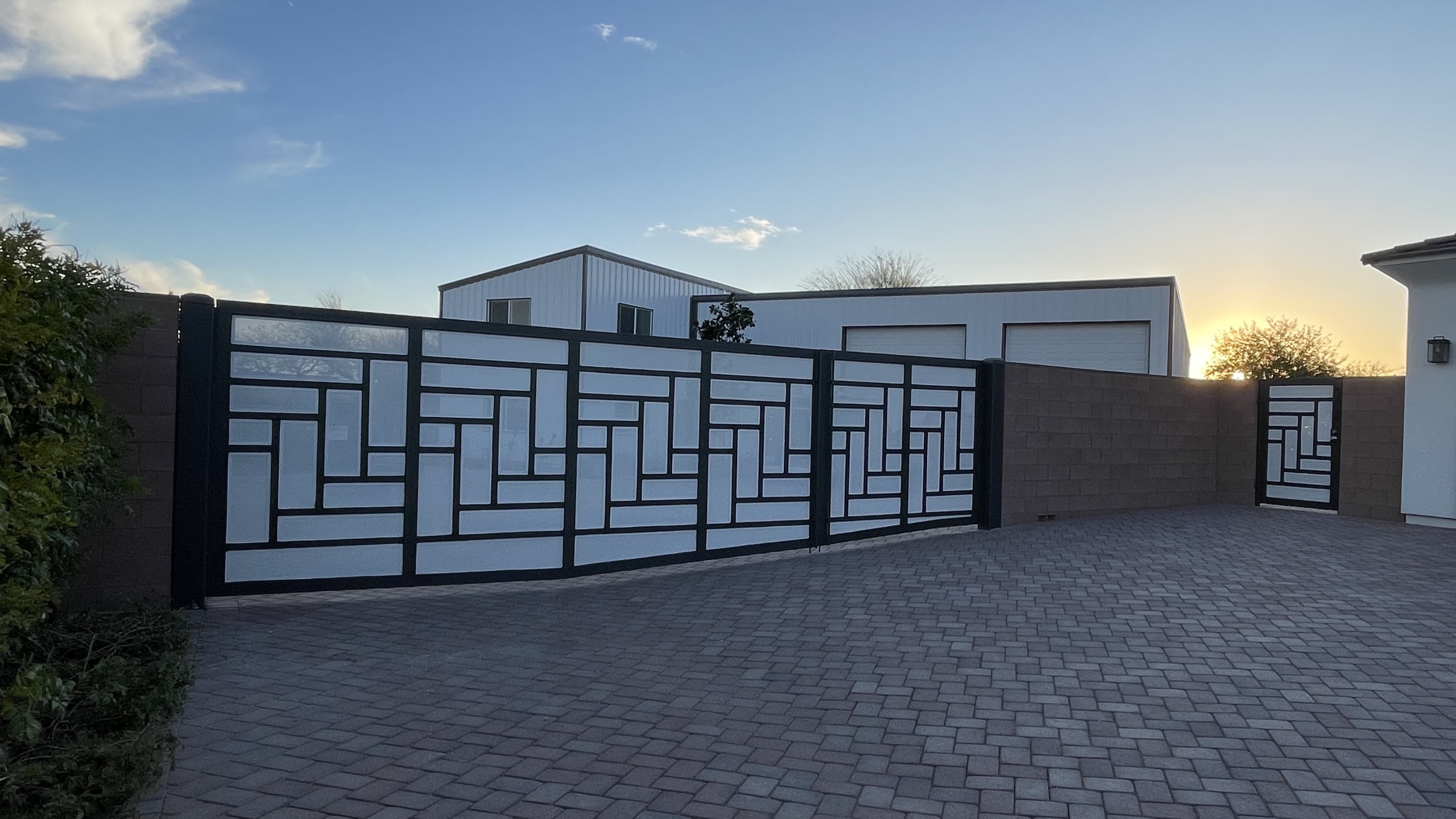 Driveway Gate — Installed